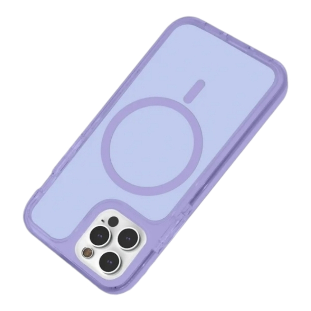 iHome Mag Safe Velo Phone Case for iPhone 15 Pro Max 10' Drop Test Pastel Purple - Picture 4 of 6